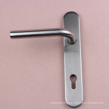 South African popular door handle with face plate with Durable tubular handle